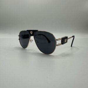 Versace Damla Siyah Cam Gold Çerçeve 544
