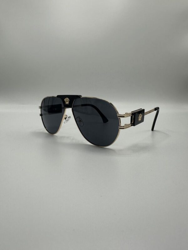 Versace Damla Siyah Cam Gold Çerçeve 544