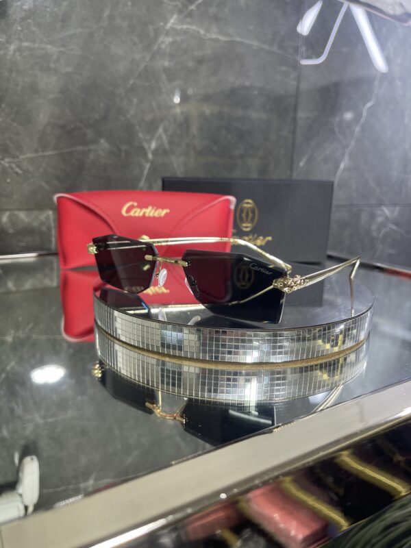 Cartier Avanos gold detay siyah cam 430