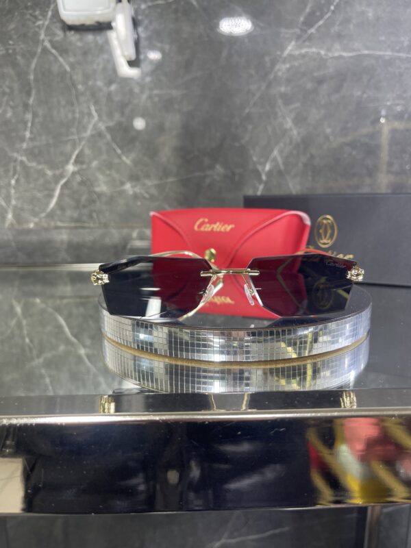 Cartier Avanos gold detay siyah cam 430