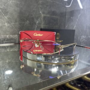 Cartier Avanos şeffaf cam gold detay 431
