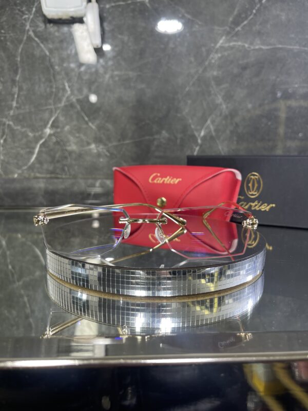 Cartier Avanos şeffaf cam gold detay 431