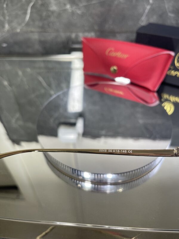 Cartier Avanos şeffaf cam gold detay 431