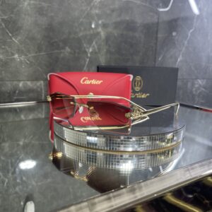 Cartier Avanos kahve cam gold detay 433