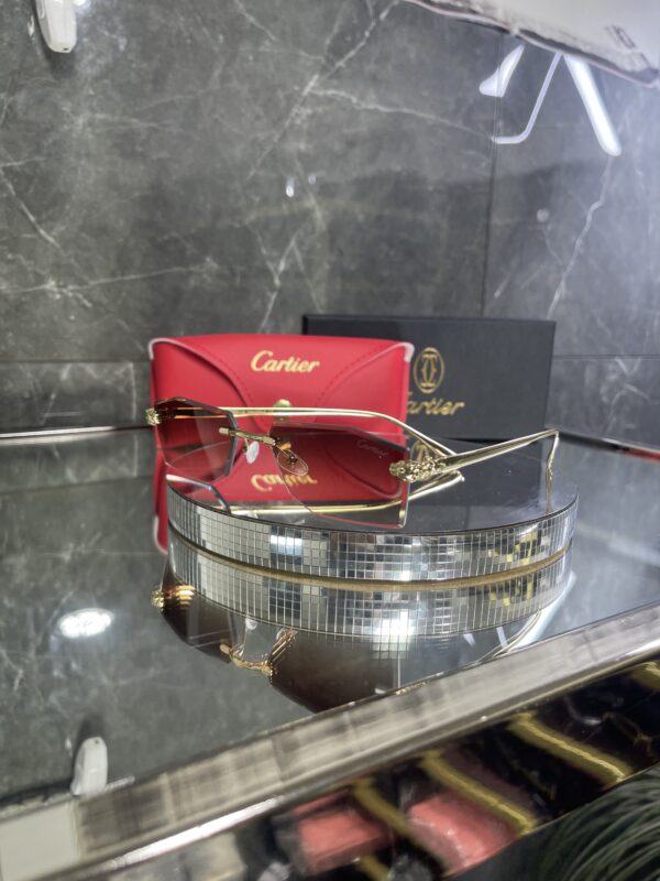 Cartier Avanos kahve cam gold detay 433