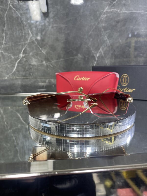 Cartier Avanos kahve cam gold detay 433