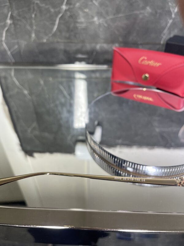 Cartier Avanos kahve cam gold detay 433