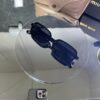 Miu Miu kare siyah çerçeve siyah cam 402