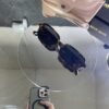 Miu Miu kare leopar çerçeve siyah cam 399