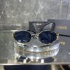 Versace oval metal siyah cam gold aksesuar 421