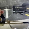 Versace oval metal çok renkli cam 420