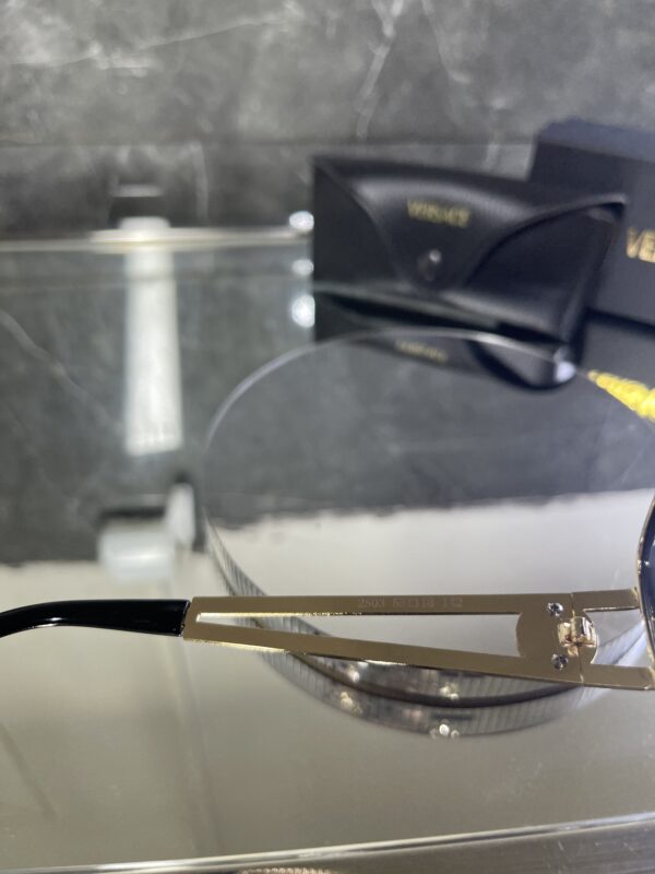 Versace oval metal çok renkli cam 420