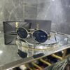 Yvesaintlaurent Oval Metal Gold Çerçeve Siyah cam 473