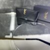 Yvesaintlaurent Oval Metal Gold Çerçeve Siyah cam 473