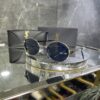 Yvesaintlaurent Oval Metal Gümüş çerçeve siyah cam 471