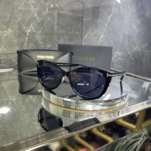 Tomford Cat Eye Siyah Cam Gold detay 468