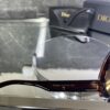 Dior geometrik kahve cam 455
