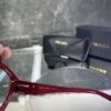 Prada Geometrik Kırmızı çerçeve şeffaf cam 452