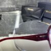 Prada Geometrik Kırmızı çerçeve şeffaf cam 452