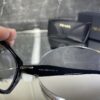 Prada Geniş Siyah çerçeve şeffaf cam 454
