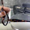 Prada Geniş Leopar çerçeve şeffaf cam 453