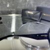 Prada Geometrik Siyah çerçeve şeffaf cam 451