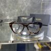 Prada Geometrik Leopar çerçeve şeffaf cam 450