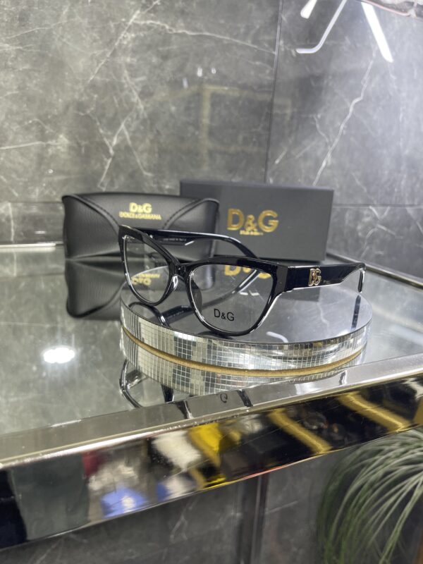 Dolcegabbana Cat eye Siyah çerçeve şeffaf cam 446