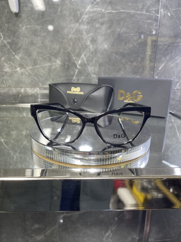 Dolcegabbana Cat eye Siyah çerçeve şeffaf cam 446