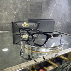 Gucci siyah çerçeve şeffaf cam 442