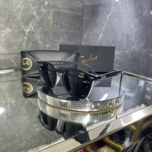 Rayban geometrik mat çerçeve siyah cam 486