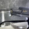 Rayban geometrik mat çerçeve siyah cam 486