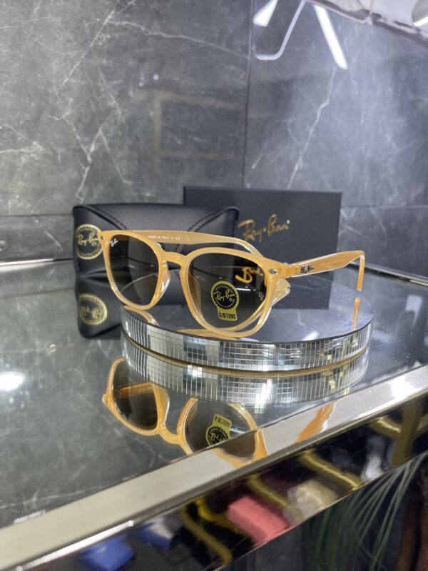 Rayban Sarı çerçeve siyah cam 484