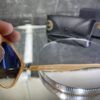 Rayban Sarı çerçeve siyah cam 484