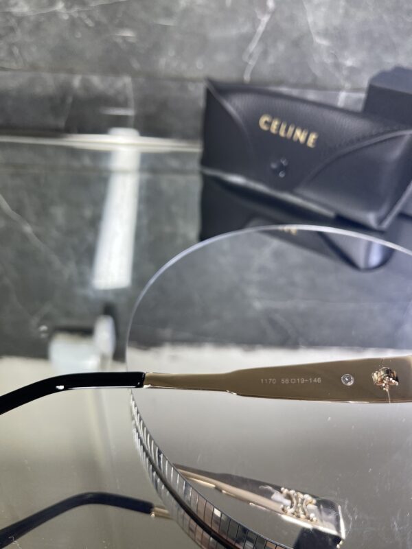Celine Gold çerçeve siyah cam 483