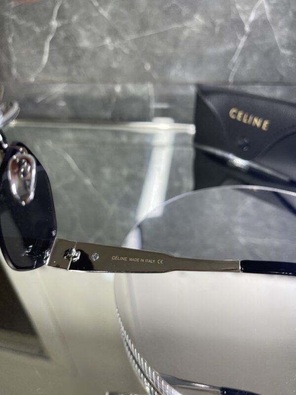 Celine metal gümüş çerçeve siyah cam 480