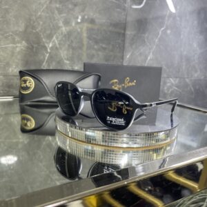 Rayban P geometrik mat çerçeve siyah cam 475