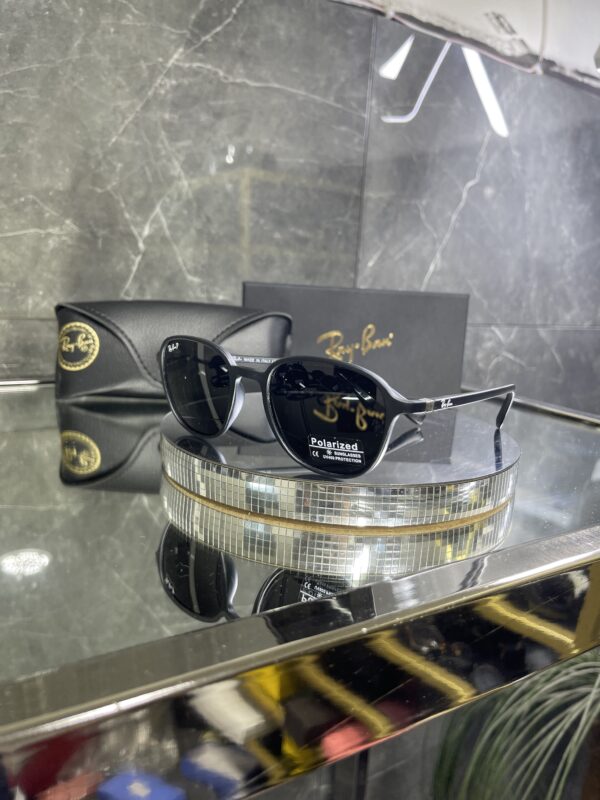 Rayban P geometrik mat çerçeve siyah cam 475