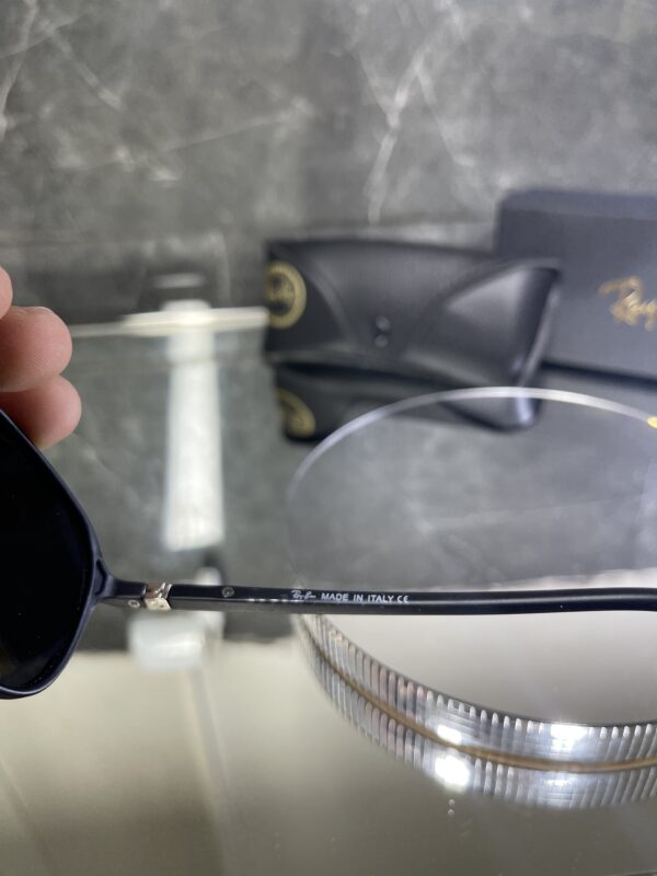 Rayban P geometrik mat çerçeve siyah cam 475