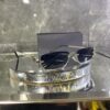 Gucci Metal Gümüş çerçeve siyah cam 494