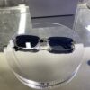 Gucci Metal Gümüş çerçeve siyah cam 494