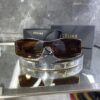 Celine geometrik gold çerçeve kahve cam 509