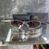 Balenciaga Gold çerçeve pembe cam 507