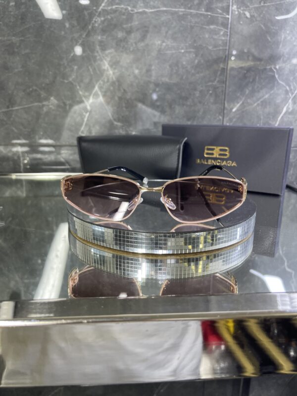 Balenciaga Gold çerçeve pembe cam 507