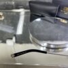Balenciaga Gümüş çerçeve siyah cam 506