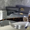 Balenciaga geometrik leopar çerçeve kahve cam 503