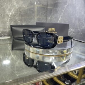 Balenciaga siyah cam siyah çerçeve 501