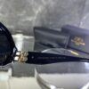 Balenciaga geometrik siyah cam siyah çerçeve 499