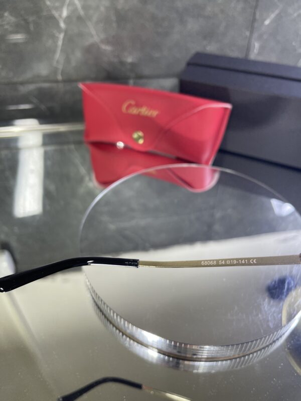 Cartier geometrik çok renki cam 498