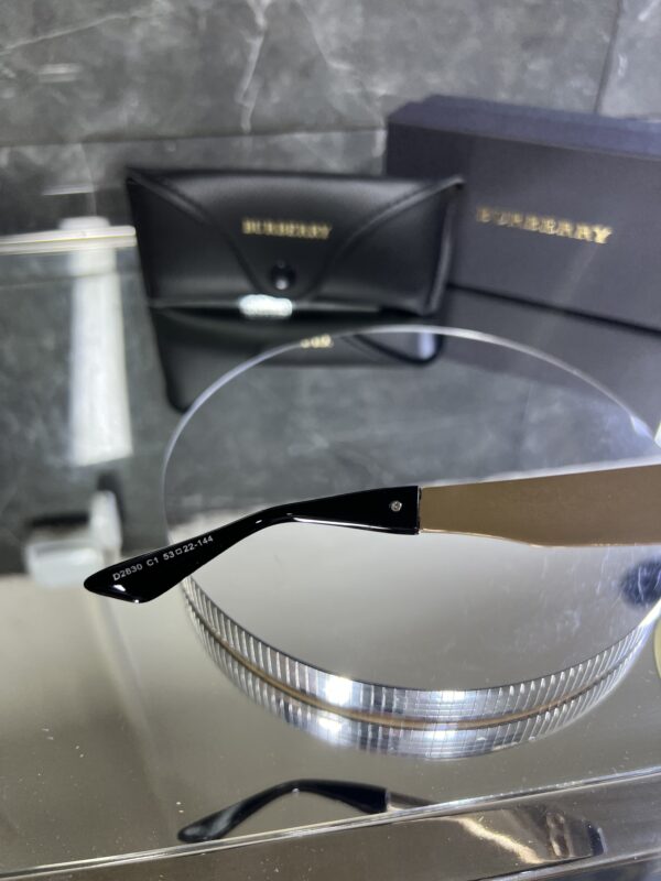 Burberry cat eye siyah cam gold aksesuar 411